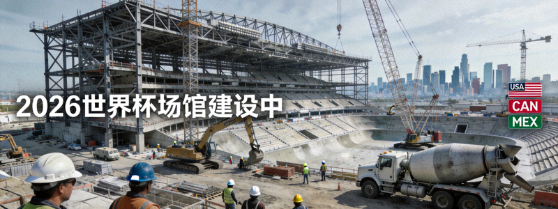 2026年美国、加拿大、墨西哥世界杯联合举办场馆建设进度照片